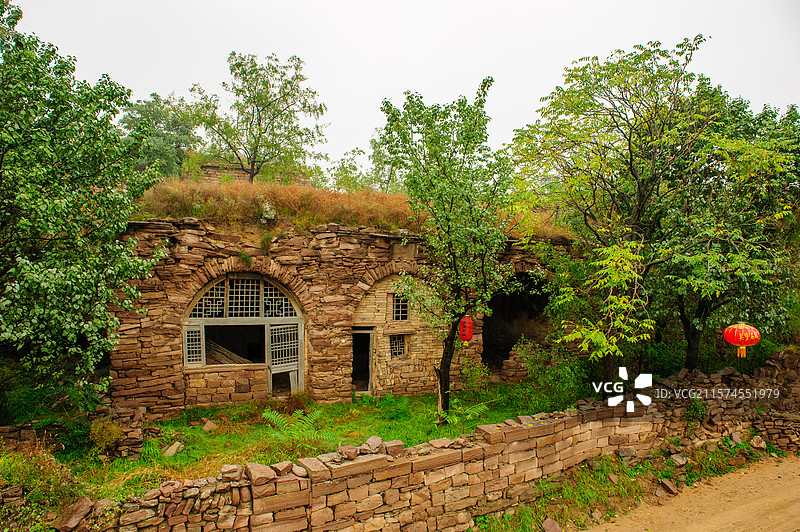 中国位于陕西省榆林市吴堡县吴堡石城图片素材