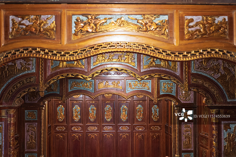 拔步床图片素材