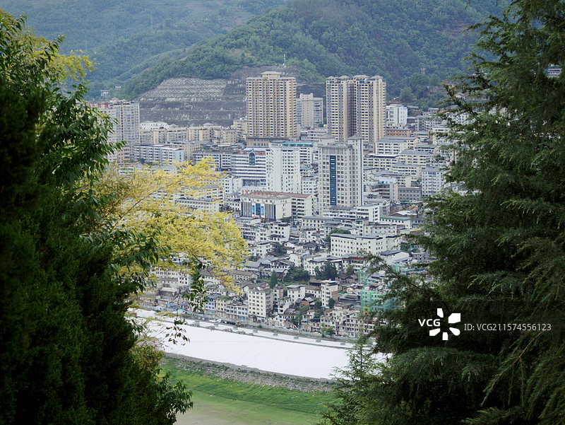 陕西安康紫阳县城图片素材
