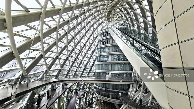 现代建筑内部结构图片素材