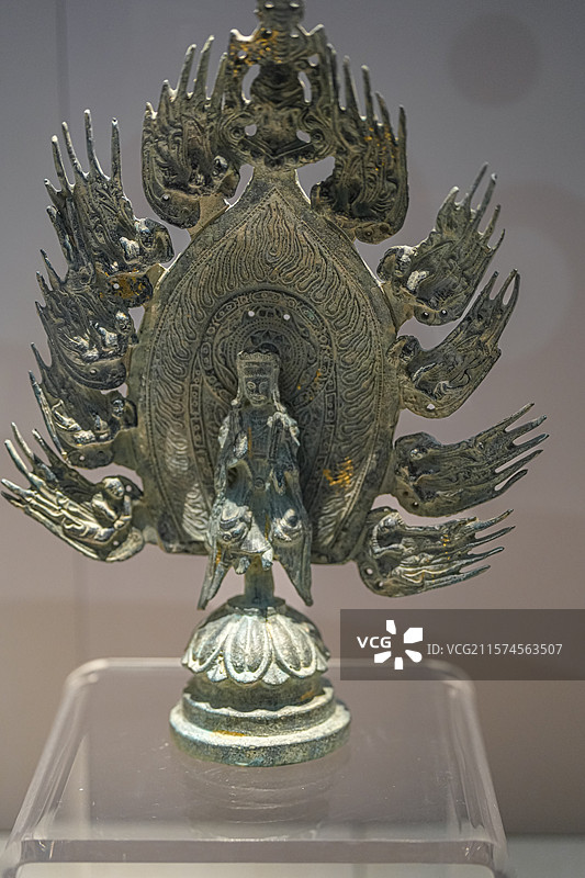 北齐清河三年 孔昭俤造弥勒像 博兴县龙华寺窖藏出土 滨州市博物馆图片素材