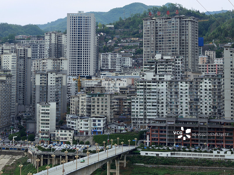 安康紫阳县城图片素材