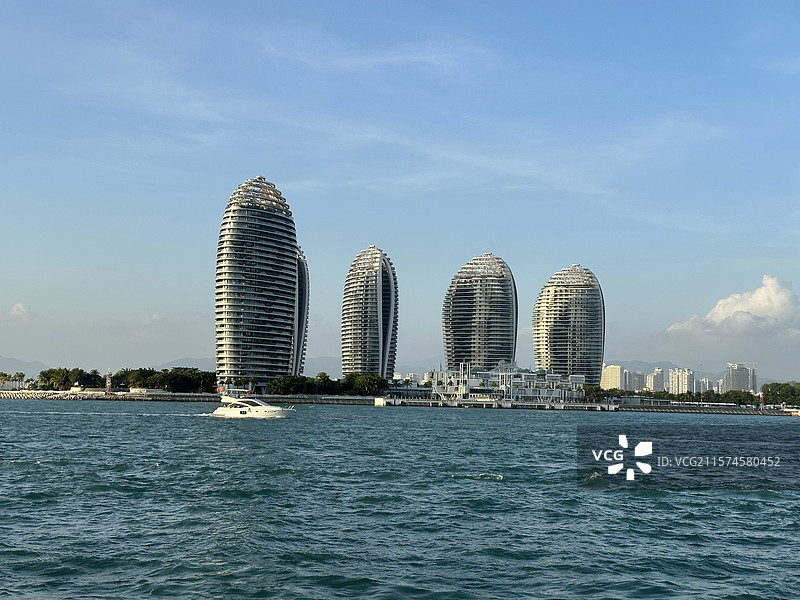 三亚湾凤凰岛图片素材