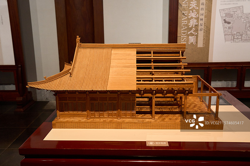 精细的木质房屋模型图片素材