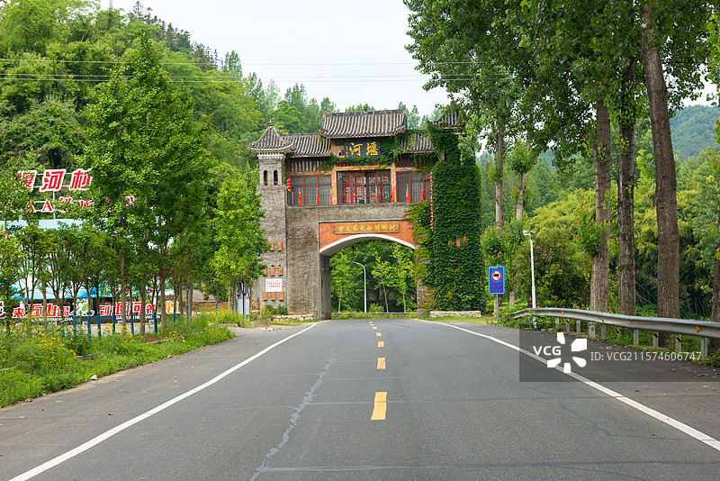 五山堰河乡村旅游区图片素材