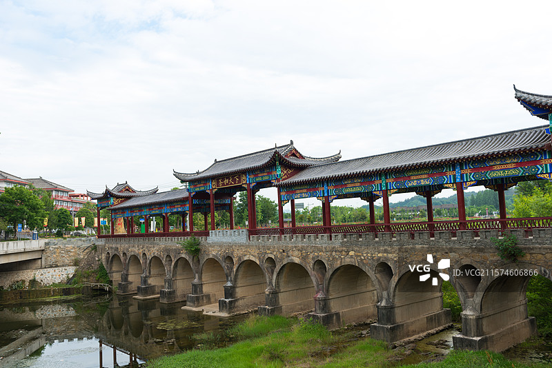 五山堰河乡村旅游区图片素材