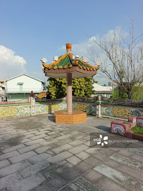 马六甲三宝庙-郑和下西洋的历史见证图片素材