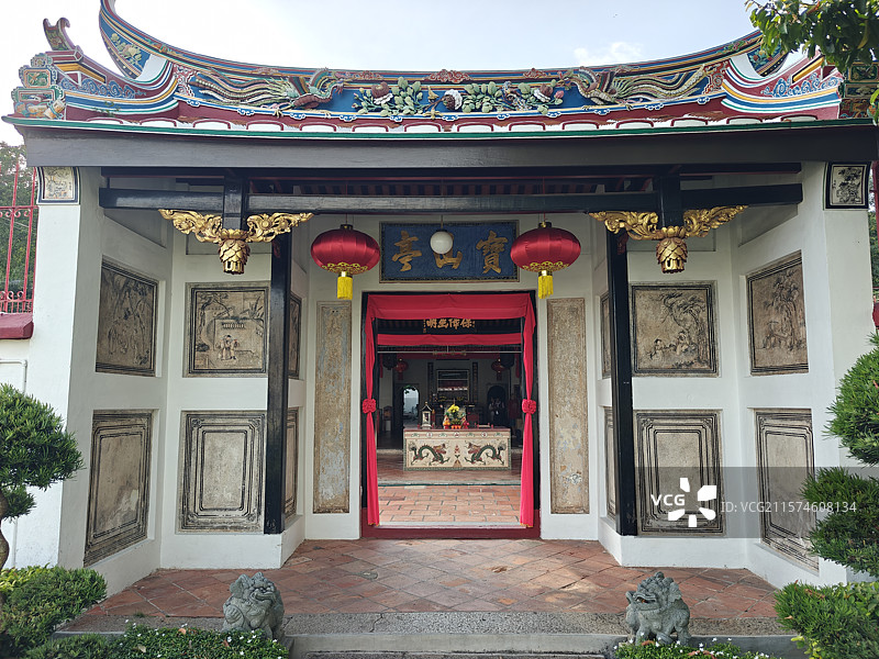马六甲三宝庙-郑和下西洋的历史见证图片素材