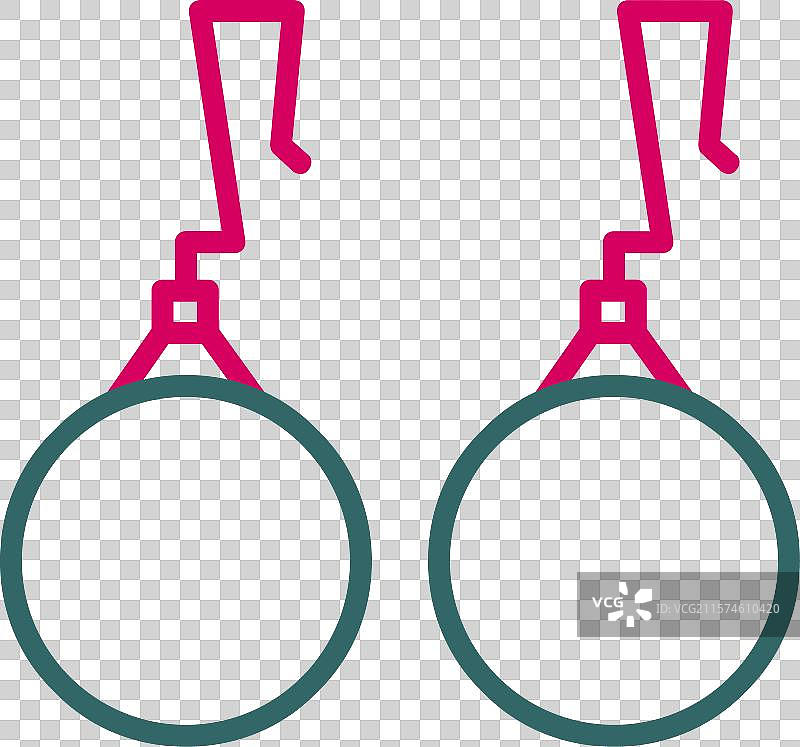 耳环图标设计图片素材