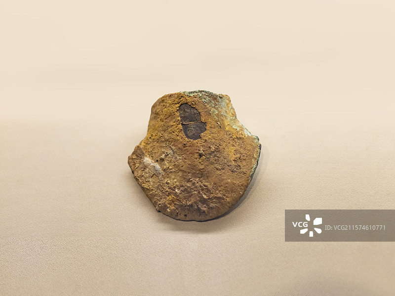 青铜钺 商 瑞昌市铜岭铜矿遗址 江西省博物馆图片素材