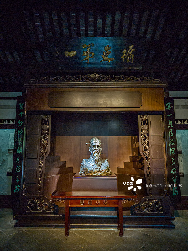 安徽省淮南市寿县安丰塘古名芍陂始建于春秋时期是中国历史上著名的大型灌溉工程孙叔敖纪念馆循吏第一图片素材