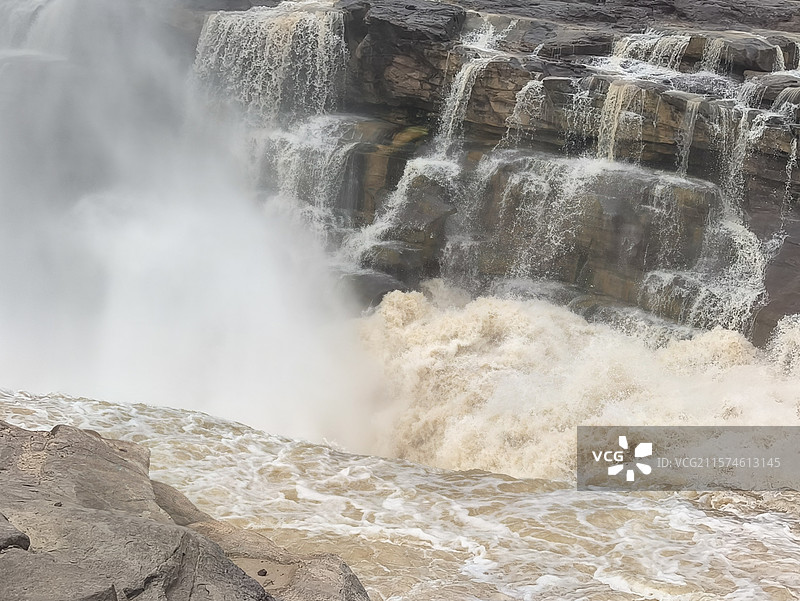 壶口瀑布风光图片素材