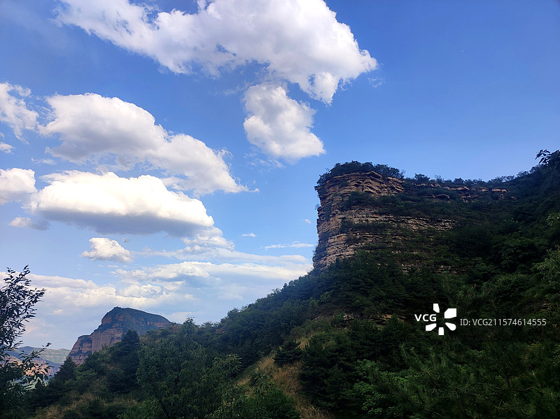 太行山七步沟景区，台佟公园风景图片素材