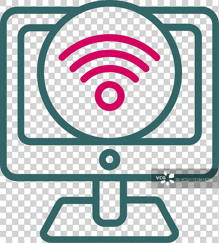 WiFi信号图标设计图片素材