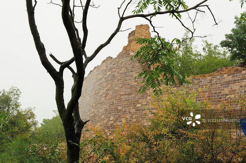 中国位于陕西省榆林市吴堡县吴堡石城图片素材
