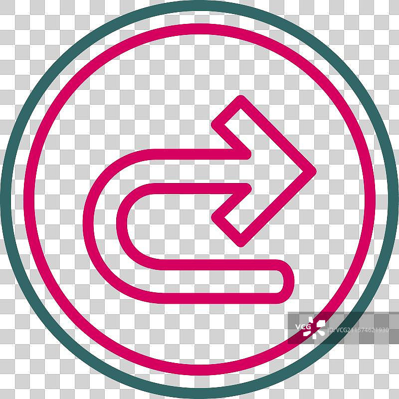 右转箭头图标设计图片素材