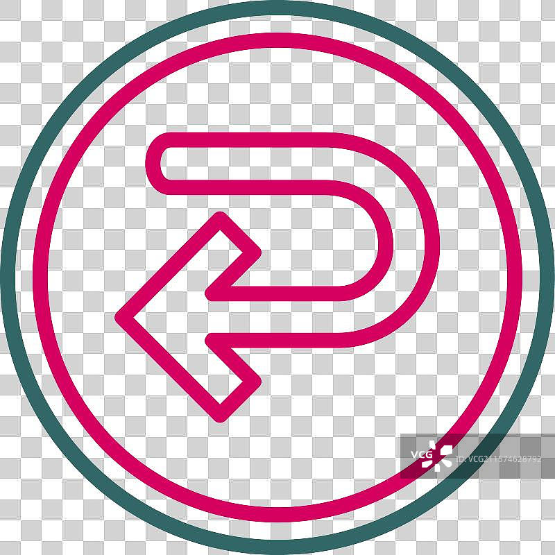 左转箭头图标设计图片素材