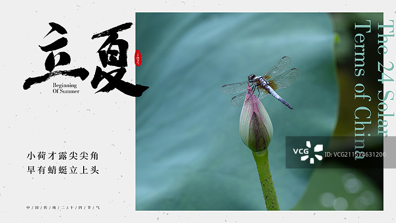立夏节气海报图片素材