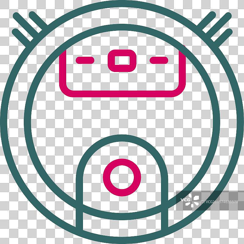 机器人吸尘器图标设计图片素材