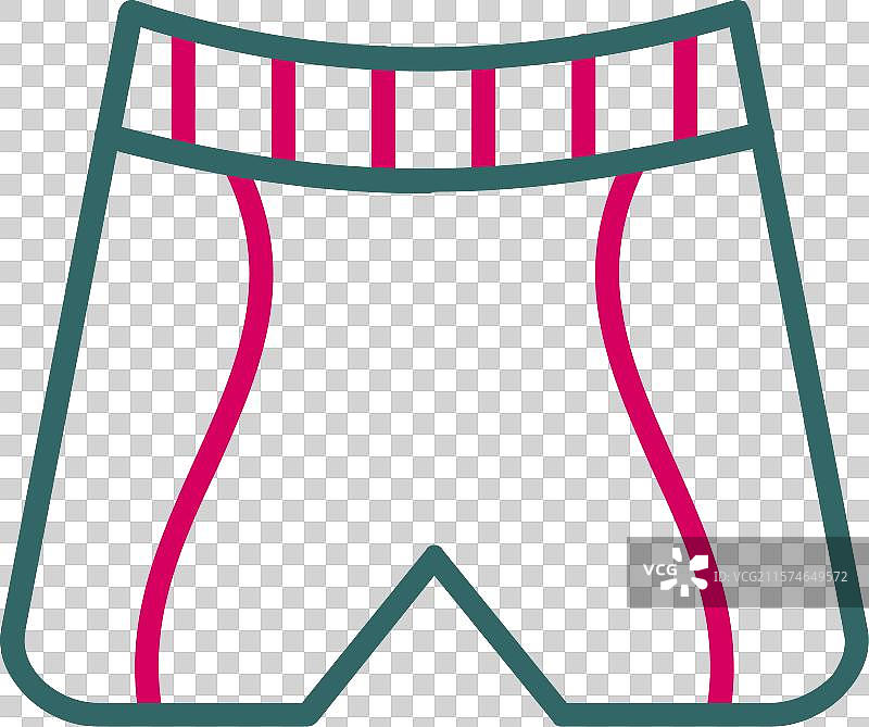 游泳短裤图标设计图片素材