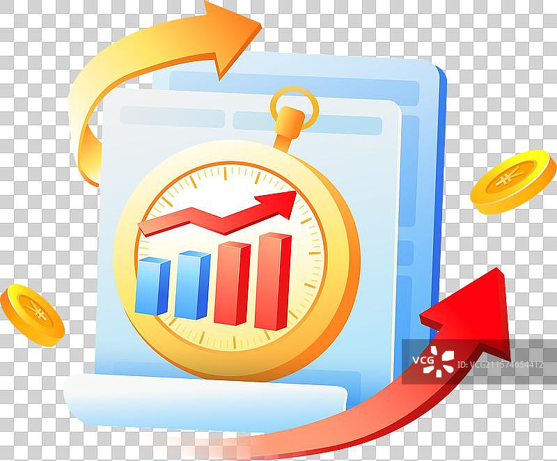 3D金融主题元素图片素材