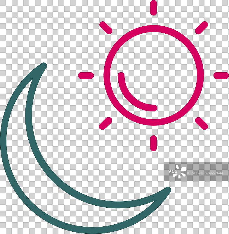 昼夜图标设计图片素材