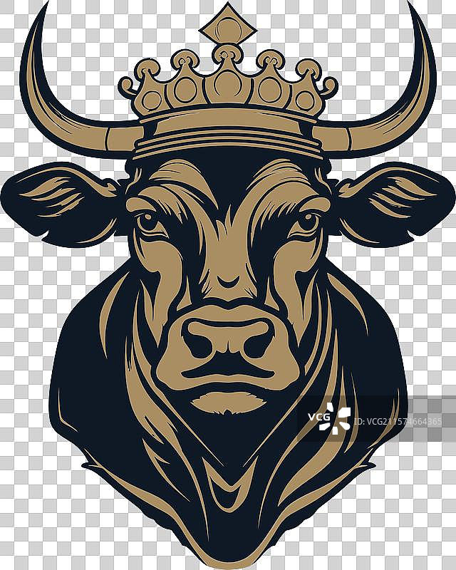 创意乳牛的黑色乳牛标志图标图片素材