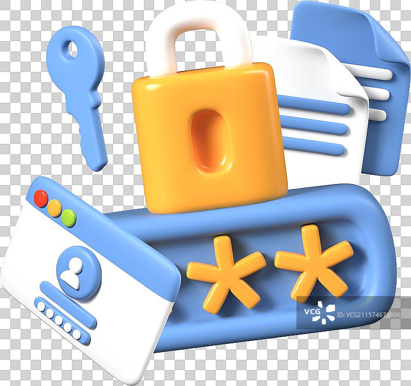 个性化访问用户账户卡的概念图片素材