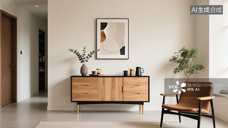【AI数字艺术】现代简约的家居美学图片素材