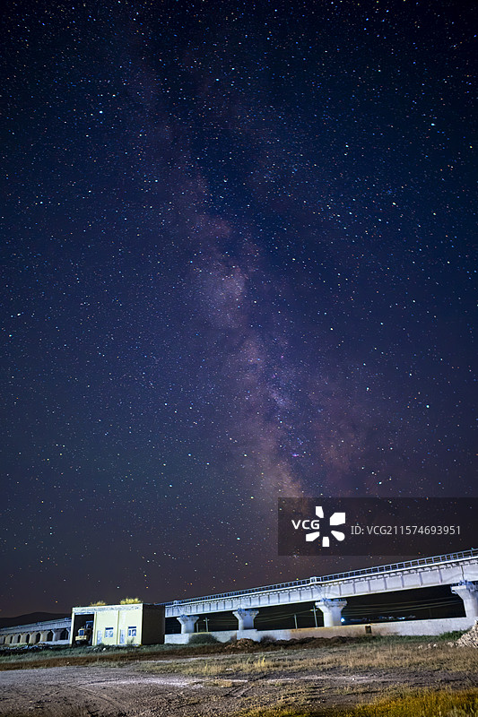 银河星夜图片素材