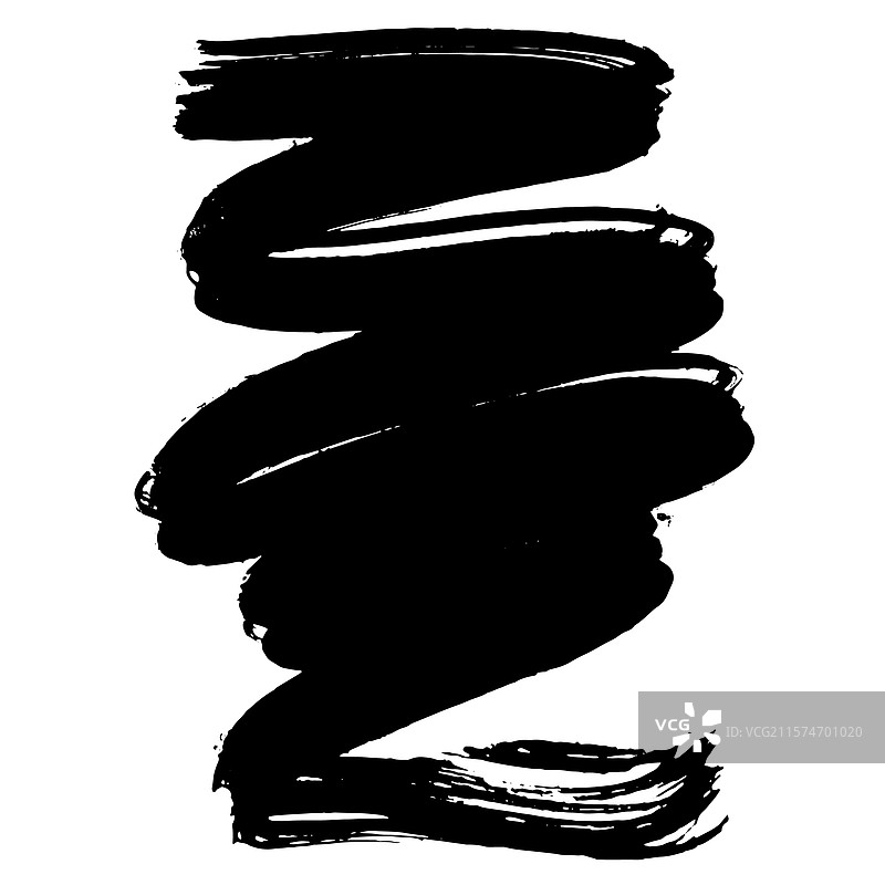 手绘的刷子涂鸦风格横幅图片素材