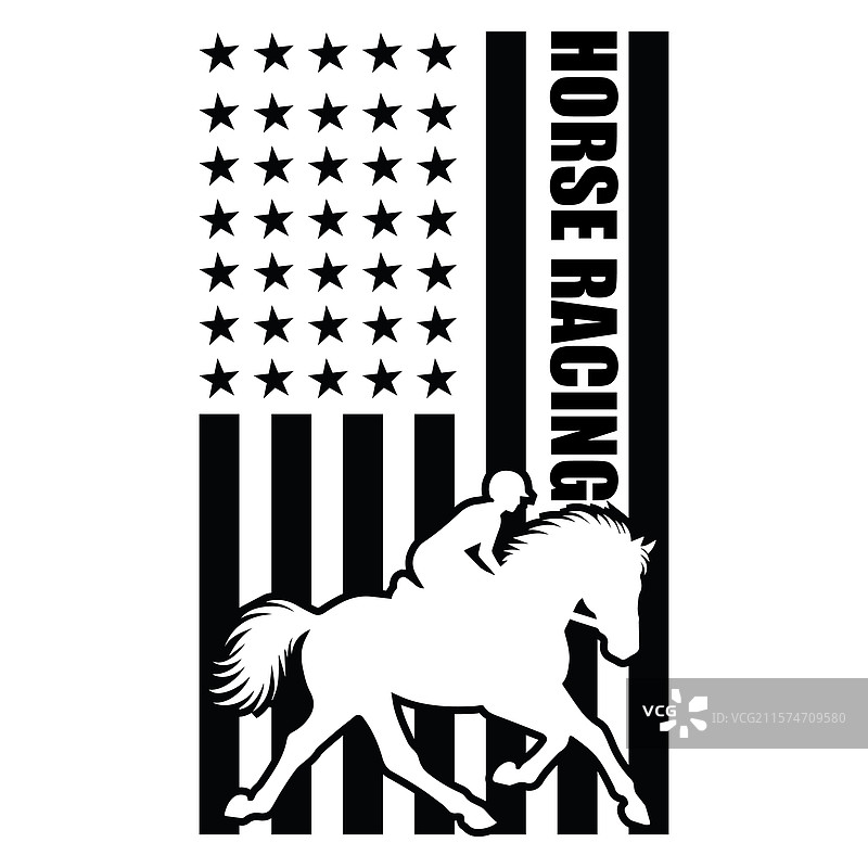 最佳赛马T恤设计图片素材