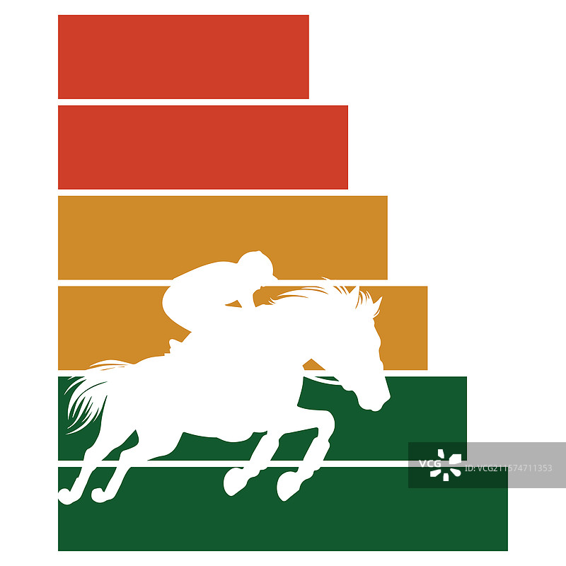 最佳赛马T恤设计图片素材