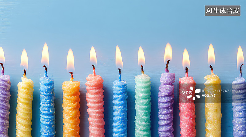 【AI数字艺术】蜡烛图片素材
