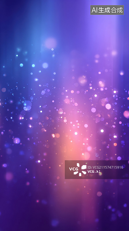 【AI数字艺术】紫色背景 上面有一堆彩色圆圈图片素材