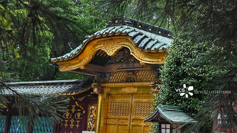 东京上野公园，日本第一座公园，历史悠久，文化底蕴深厚，樱花、莲花美如仙境，博物馆群与古迹更是熠熠生辉图片素材