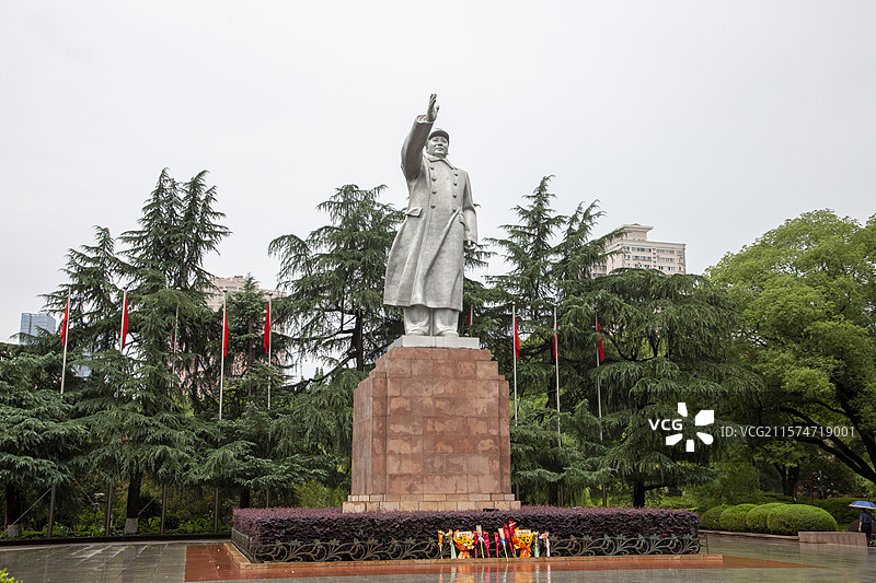 杨开慧故居毛泽东像图片素材