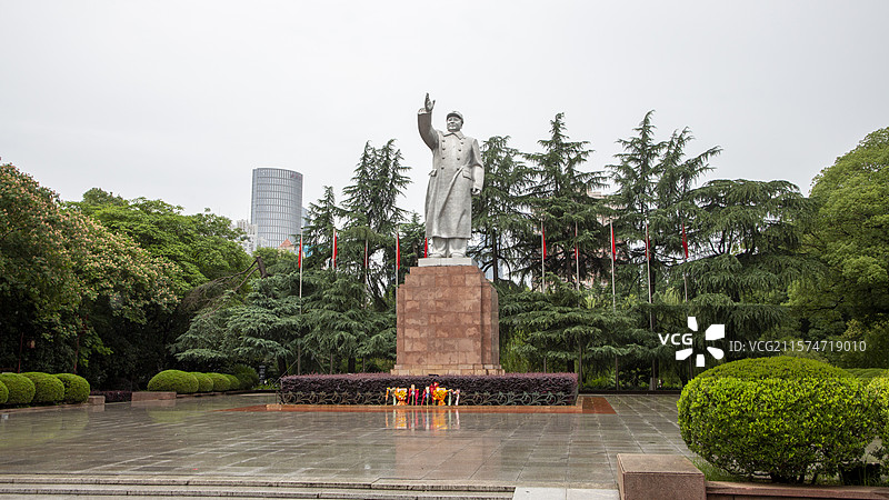 杨开慧故居毛泽东像图片素材