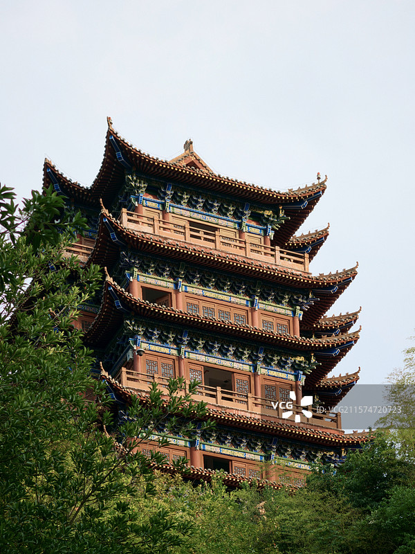 安康紫阳县城紫阳阁图片素材