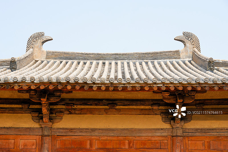 山西省忻州市五台县，全国文保南禅寺图片素材