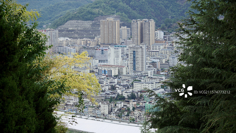 陕西安康紫阳县城图片素材