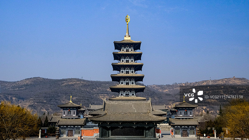 泾川大云寺1-1图片素材