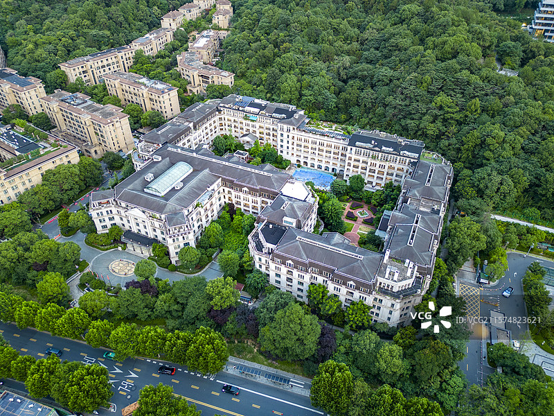 杭州西溪路华元天鹅堡图片素材