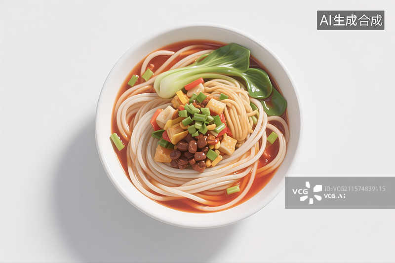 【AI数字艺术】一碗面条图片素材