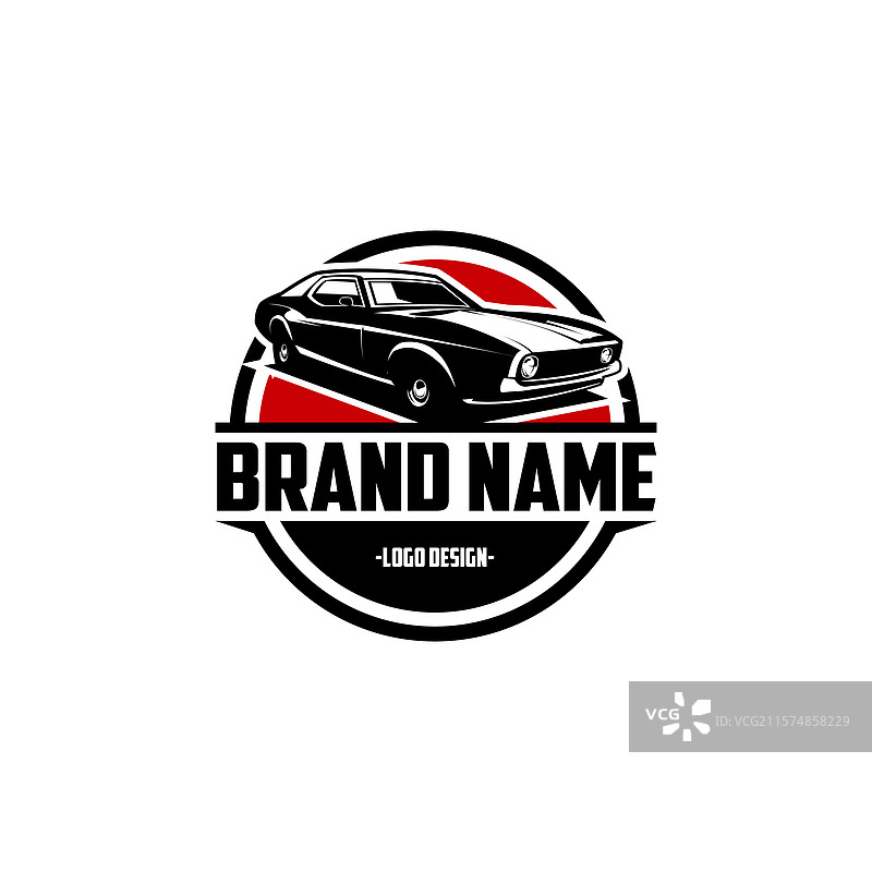 野马汽车轮廓图片素材