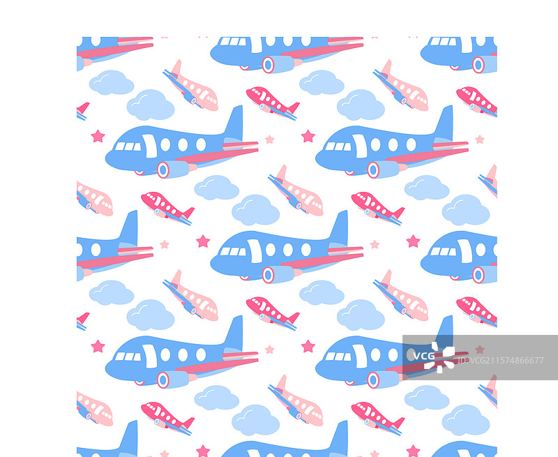 飞机无缝图案图片素材