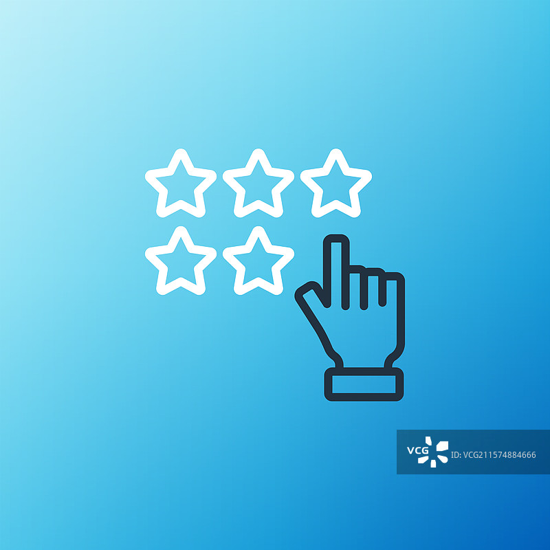 五星客户产品评分评论图片素材