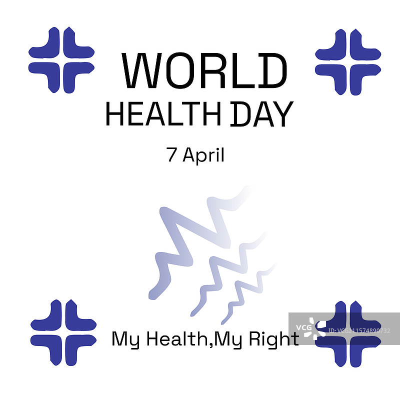 世界卫生日社交媒体帖子设计图片素材