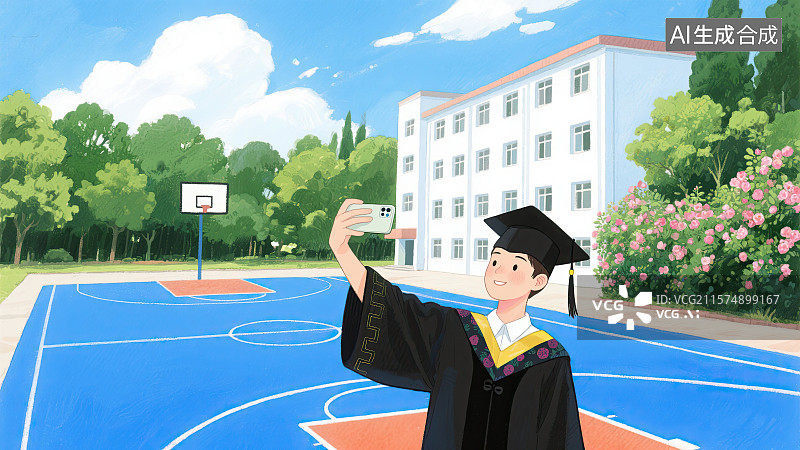 【AI数字艺术】美女，男人，自拍，大学生，毕业图片素材