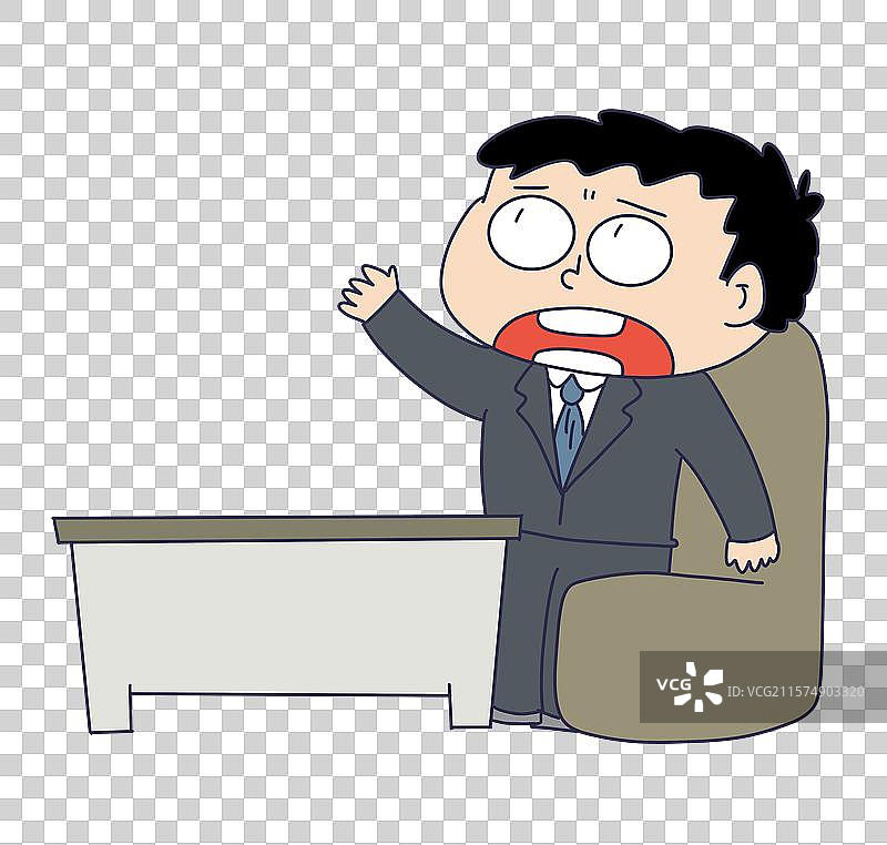 吃惊的商务人物图片素材